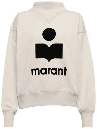 Moby Sweatshirt Gray White SW0003FA A1M07E GYWH - ISABEL MARANT - BALAAN 2