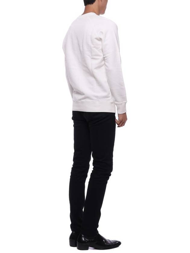 Chillax Fox Patch Classic Sweatshirt Ecru - MAISON KITSUNE - BALAAN 7