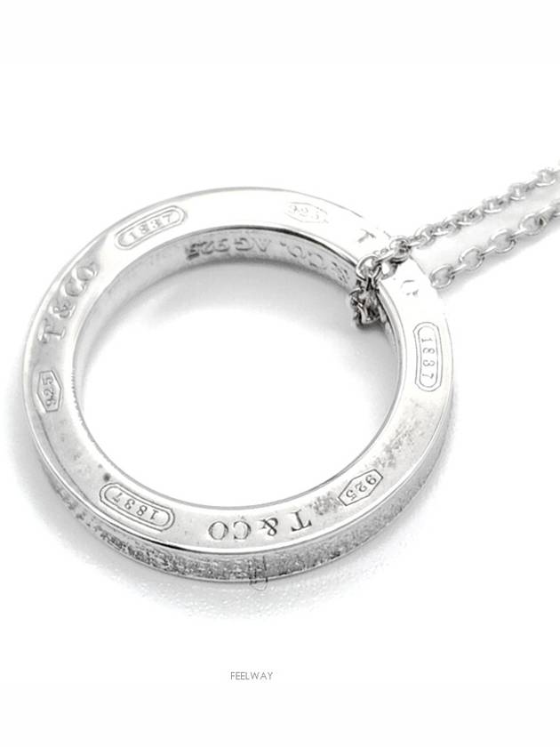 Tiffany 1837 Circle Silver Necklace L389828 - TIFFANY & CO. - BALAAN 5