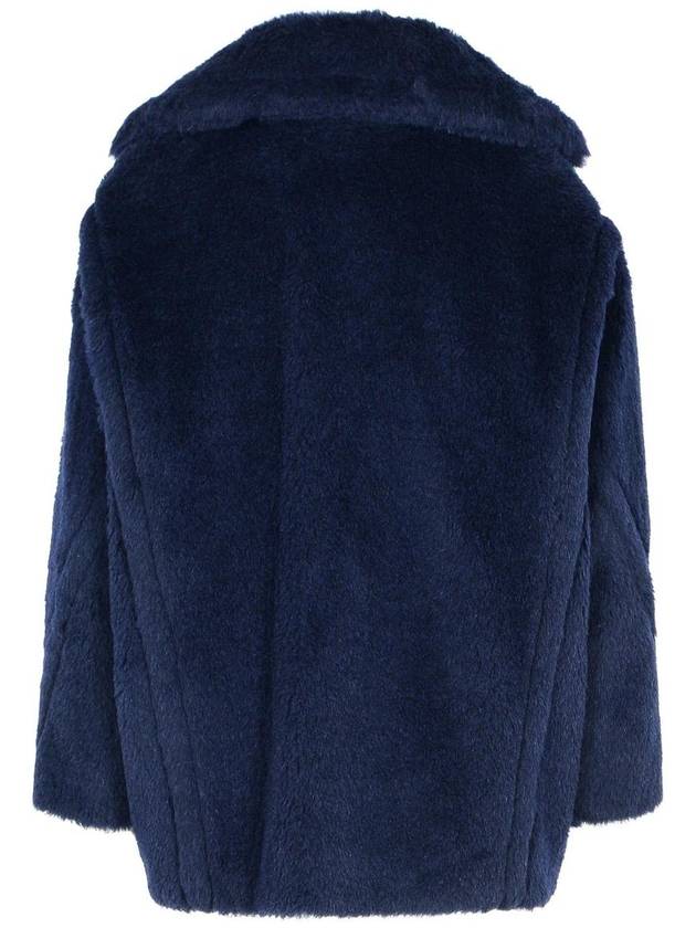 Max Mara 'Olga' Blue Alpaca Blend Coat - MAX MARA - BALAAN 3