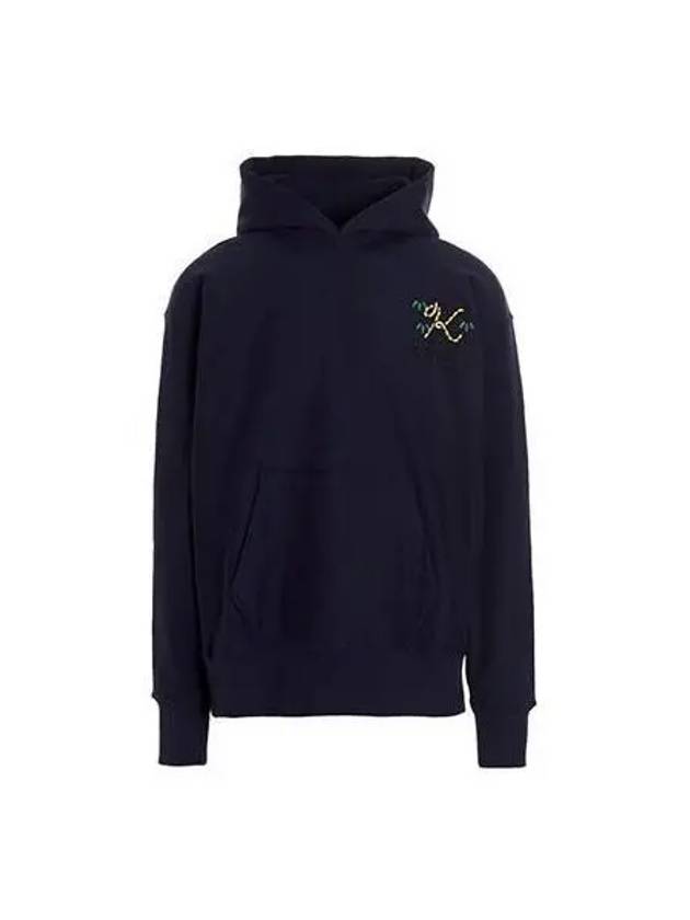 Tiger Tail Logo Hoodie Navy FC65SW422 4ME - KENZO - BALAAN 1