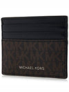 Men's Greyson Logo Card Wallet Brown - MICHAEL KORS - BALAAN 3