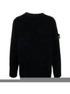 Men's Wappen Patch Knit Turtleneck Navy - STONE ISLAND - BALAAN 2