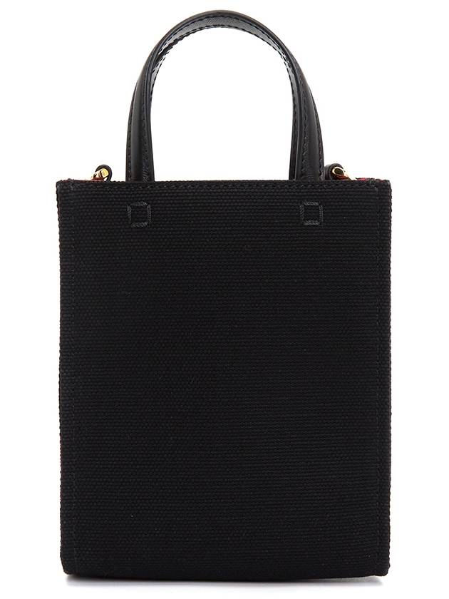 Logo Printed Vertical Mini Tote Bag Black - GIVENCHY - BALAAN 5