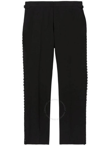 Burberry Straight-Leg Wool Pants, Brand Size 52 (Waist Size 35.8