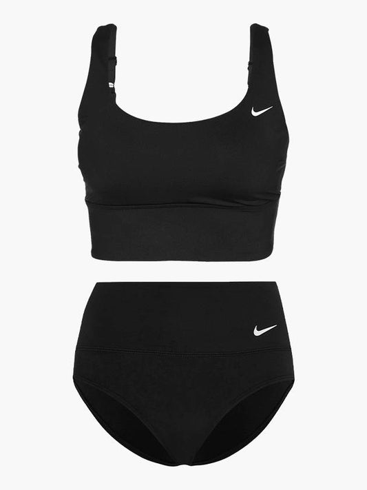 Swim Essentials Women's Midkini Swimsuit Top and Bottom Set - NIKE - BALAAN 1