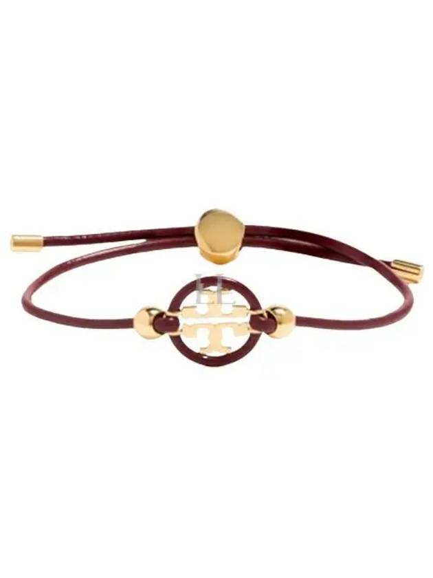 Women's Miller Slider Bracelet Burgundy - TORY BURCH - BALAAN 2