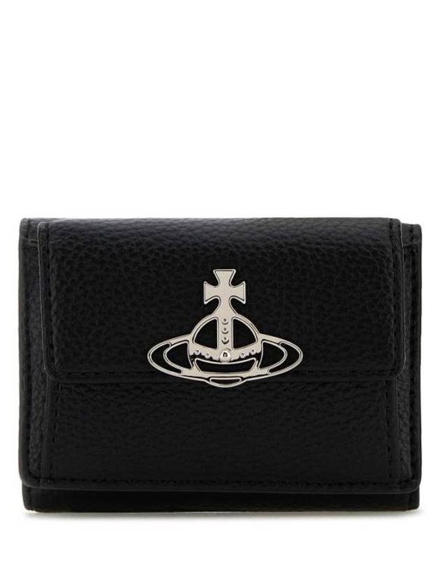 Wallet 5115002UWS000D N403 Black - VIVIENNE WESTWOOD - BALAAN 1