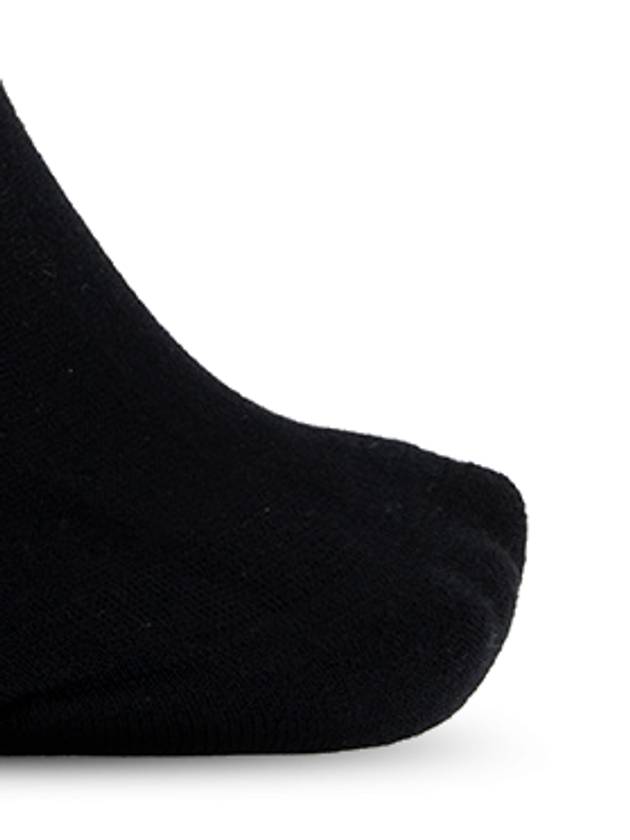 Les Chaussettes Ribbed Crew Socks Black - JACQUEMUS - BALAAN 5