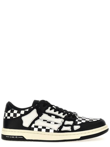 Amiri 'Checkered Skel Top Low' Sneakers - AMIRI - BALAAN 1