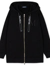 Women s Northtalk Black Hooded Zip Up 99260133600 005 - MAX MARA - BALAAN 3