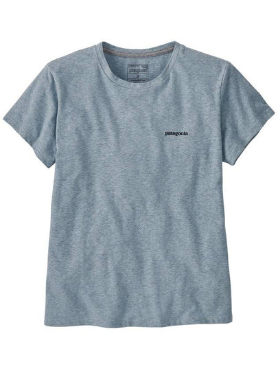 P-6 Logo Responsive T-Shirt Thermal Blue - PATAGONIA - BALAAN 2