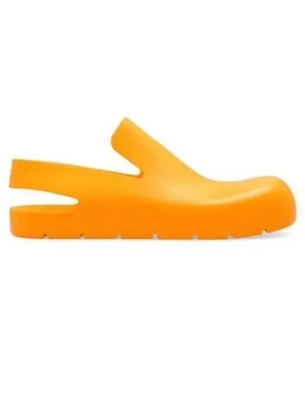 Puddle Clog Rubber Sandals Tangerine - BOTTEGA VENETA - BALAAN 2