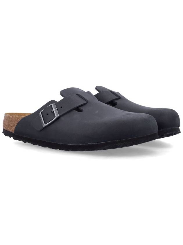 Leather Boston Sandals Black - BIRKENSTOCK - BALAAN 3