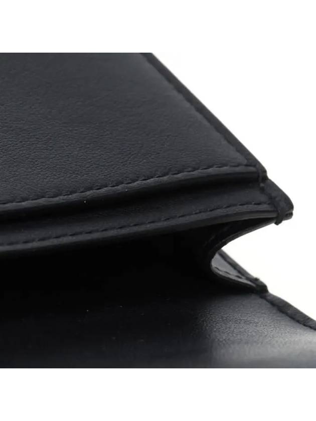 Intrecciato Folding Card Wallet Black - BOTTEGA VENETA - BALAAN 10