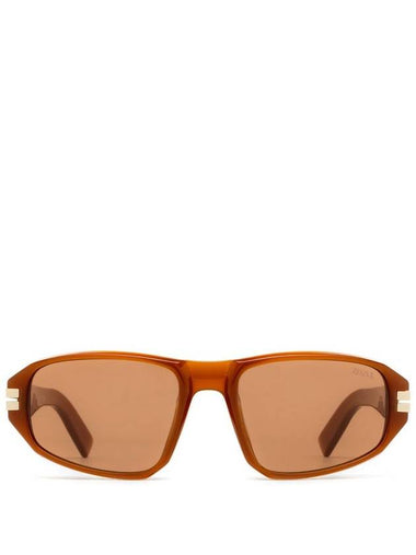 Zegna EZ0262 Shiny Light Brown - ERMENEGILDO ZEGNA - BALAAN 1