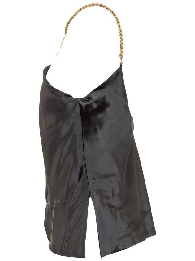 Satin Sleeveless Top 13C687770572006 B0710980829 - SALVATORE FERRAGAMO - BALAAN 4