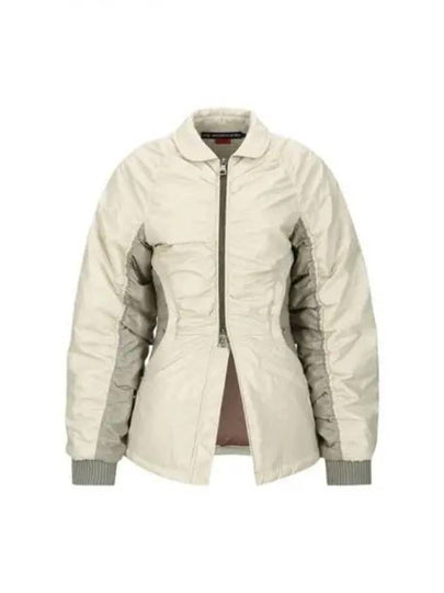 Luna Back Corset Bomber Jacket Ivory - ANDERSSON BELL - BALAAN 2