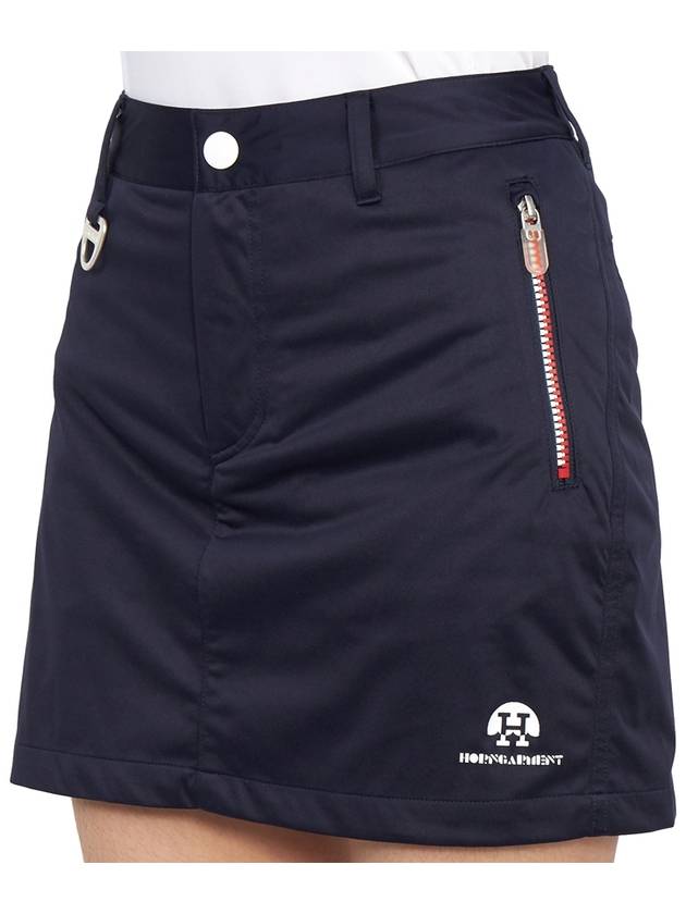 Icon Zip Skirt Navy - HORN GARMENT - BALAAN 9