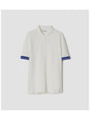 Men's Cotton Polo Shirt White - BURBERRY - BALAAN 4