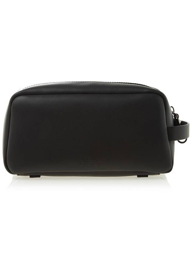 Wash Medium Pouch Bag Black - VALENTINO - BALAAN 4