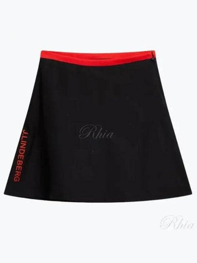 Themba A-line Skirt Black - J.LINDEBERG - BALAAN 2