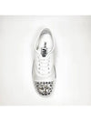 Jewelry Toe Cap Sneakers White - MIU MIU - BALAAN.