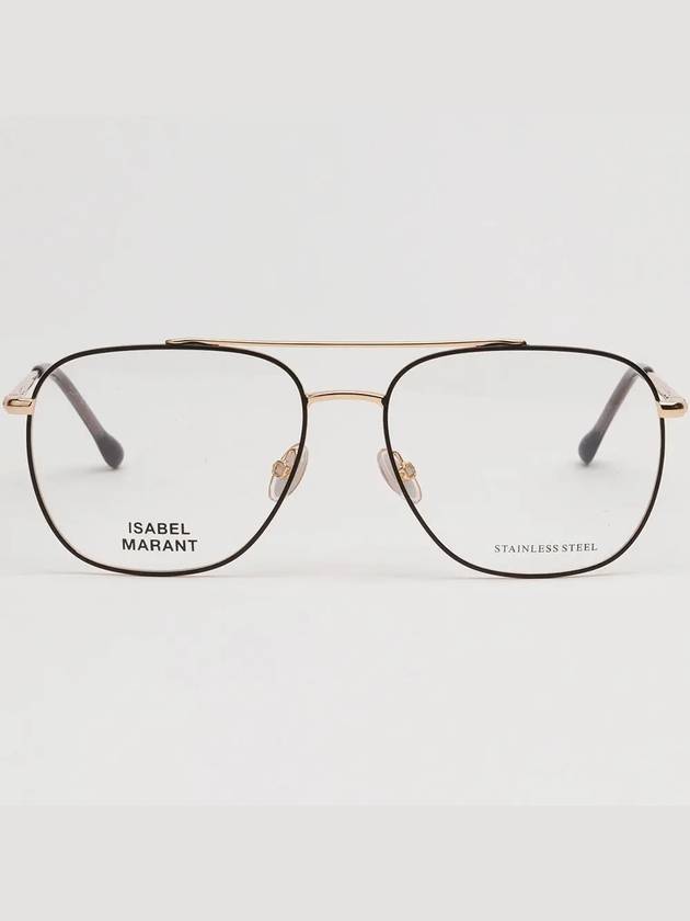 Glasses frame IM0028 2M2 two bridge light stainless steel - ISABEL MARANT - BALAAN 4