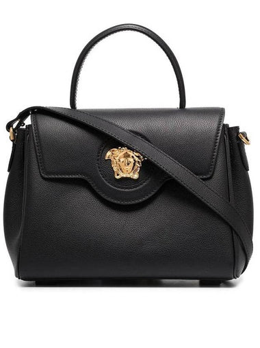 Medium La Medusa Chain Tote Bag Black - VERSACE - BALAAN 1