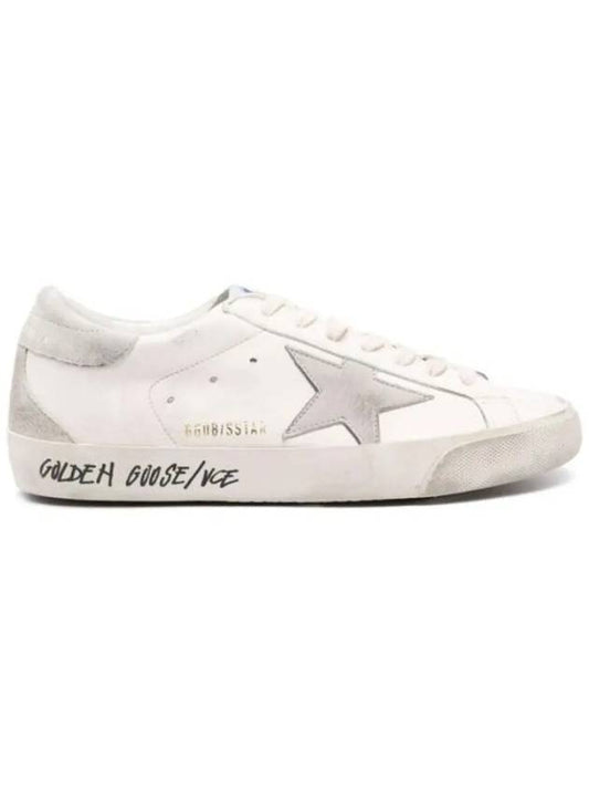 Super Star Suede Leather Low Top Sneaker White - GOLDEN GOOSE - BALAAN 2