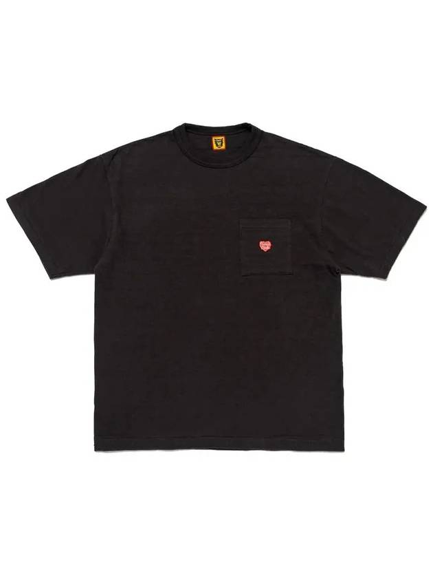 Pocket short sleeve t shirt black HM28CS031 - HUMAN MADE - BALAAN 2