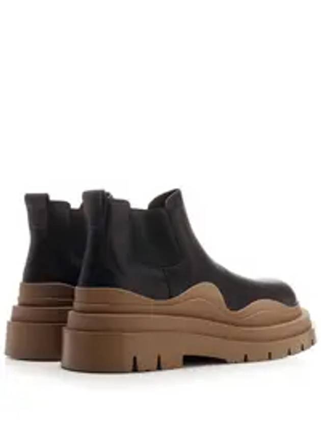 Tire Ankle Chelsea Boots Black Jute - BOTTEGA VENETA - BALAAN 5