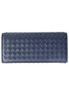 Intrecciato Continental Long Wallet Navy - BOTTEGA VENETA - BALAAN 2