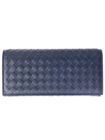 Intrecciato Continental Long Wallet Navy - BOTTEGA VENETA - BALAAN 2