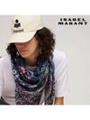 Isabel Marant Tyrone Cap Hat Ecru Black CQ001XFB A3C05A ECBK - ISABEL MARANT ETOILE - BALAAN 7