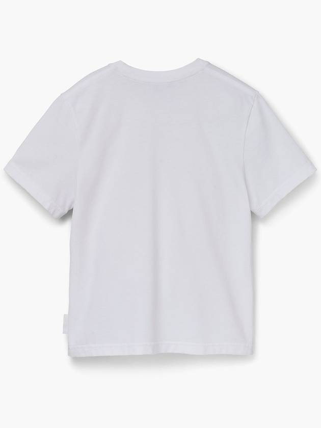 Deconstructed Logo Core Jersey Marc Baby Tee White 2F4RTP006C44 100 - MARC JACOBS - BALAAN 2