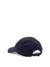 Embroidered Logo Curved Peak Ball Cap Navy - BRUNELLO CUCINELLI - BALAAN 4