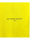 Chicago Graphic Printed Crew Neck Short Sleeve T-Shirt Yellow - IH NOM UH NIT - BALAAN 4