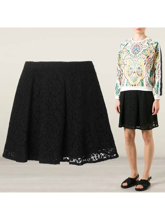 11th Anniversary Flower Lace Skirt 1841MDD26 154158 99 - MSGM - BALAAN 1