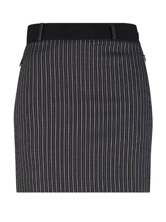 Women s Half Banding Striped Culottes Skirt BMU4A114W - LUX GOLF - BALAAN 1