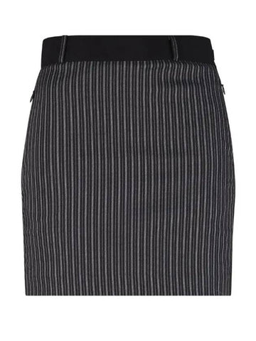 Women s Half Banding Striped Culottes Skirt BMU4A114W - LUX GOLF - BALAAN 1