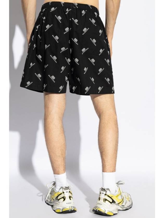 BALENCIAGA PYJAMA SHORTS - BALENCIAGA - BALAAN 4