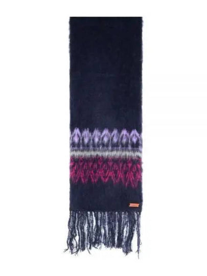 Dayna Mohair Blend Muffler Midnight - ISABEL MARANT - BALAAN 2