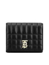 Lola Small Quilted Leather Folding Wallet Black Light Gold - BURBERRY - BALAAN 3