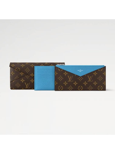 Kirigami Organizer Long Wallet Blue M12359 - LOUIS VUITTON - BALAAN 1