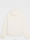 Loose Cotton Fleece Hood Dirty White - CELINE - BALAAN 4