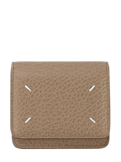 Embroidery Logo Chain Cald Wallet Dark Beige - MAISON MARGIELA - BALAAN 2