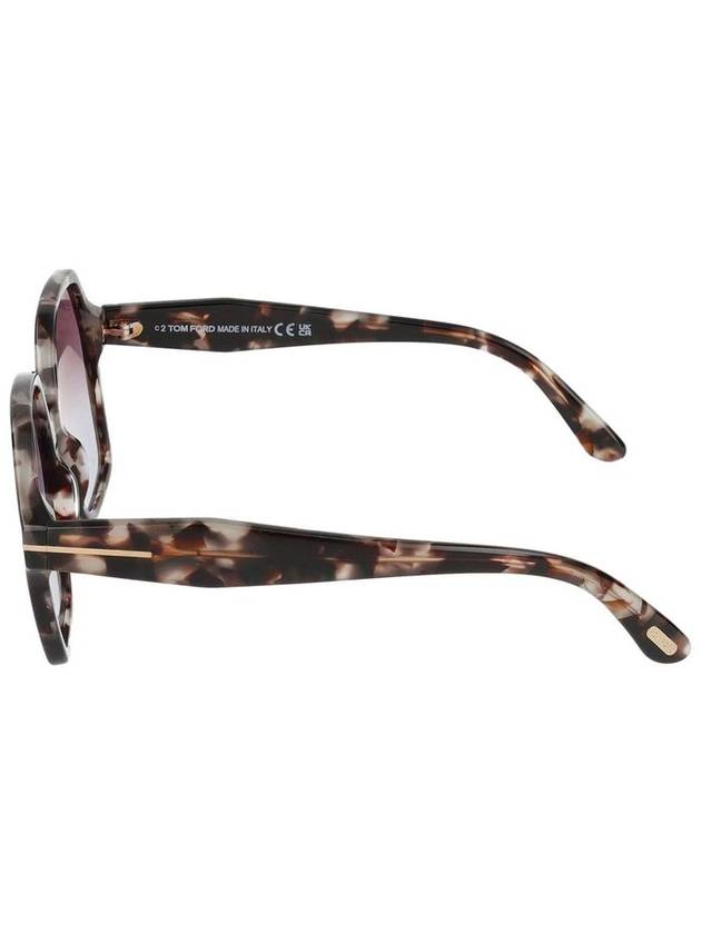 Sunglasses FT1032 55Z HAVANA COLORED MIRRORED - TOM FORD - BALAAN 4