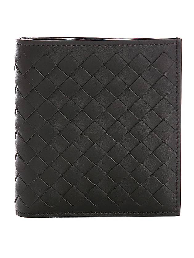 Intrecciato Bi Fold Wallet Brown - BOTTEGA VENETA - BALAAN.