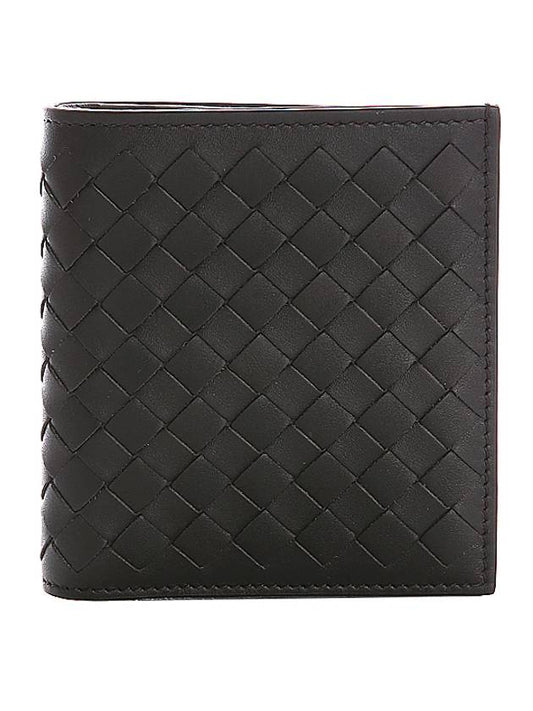 Intreciato Small Folder Half Wallet Brown - BOTTEGA VENETA - BALAAN 1